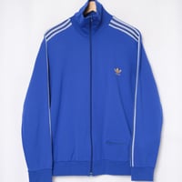 70-80s Vintage adidas Ventex Track Jacket Blue (Made in France)