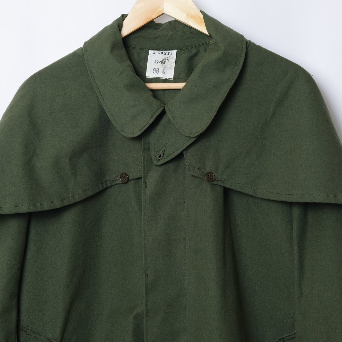 50-60s French Army Frock Coat Size 96C Deadstoc...