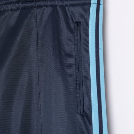 70-80s Vintage adidas Ventex ATP Track Trousers Navy × Light Blue (Made in France)