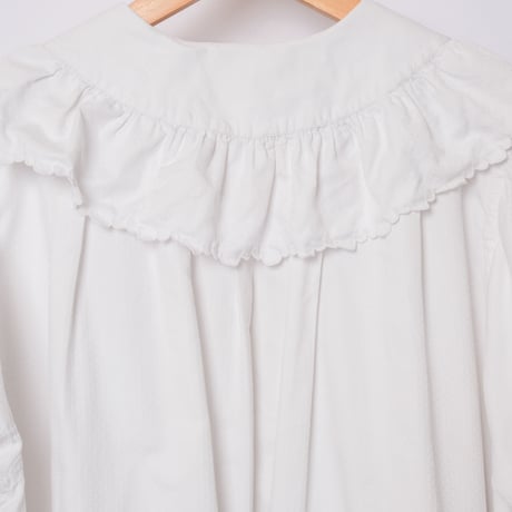 30s French Vintage Cotton Church Gown
