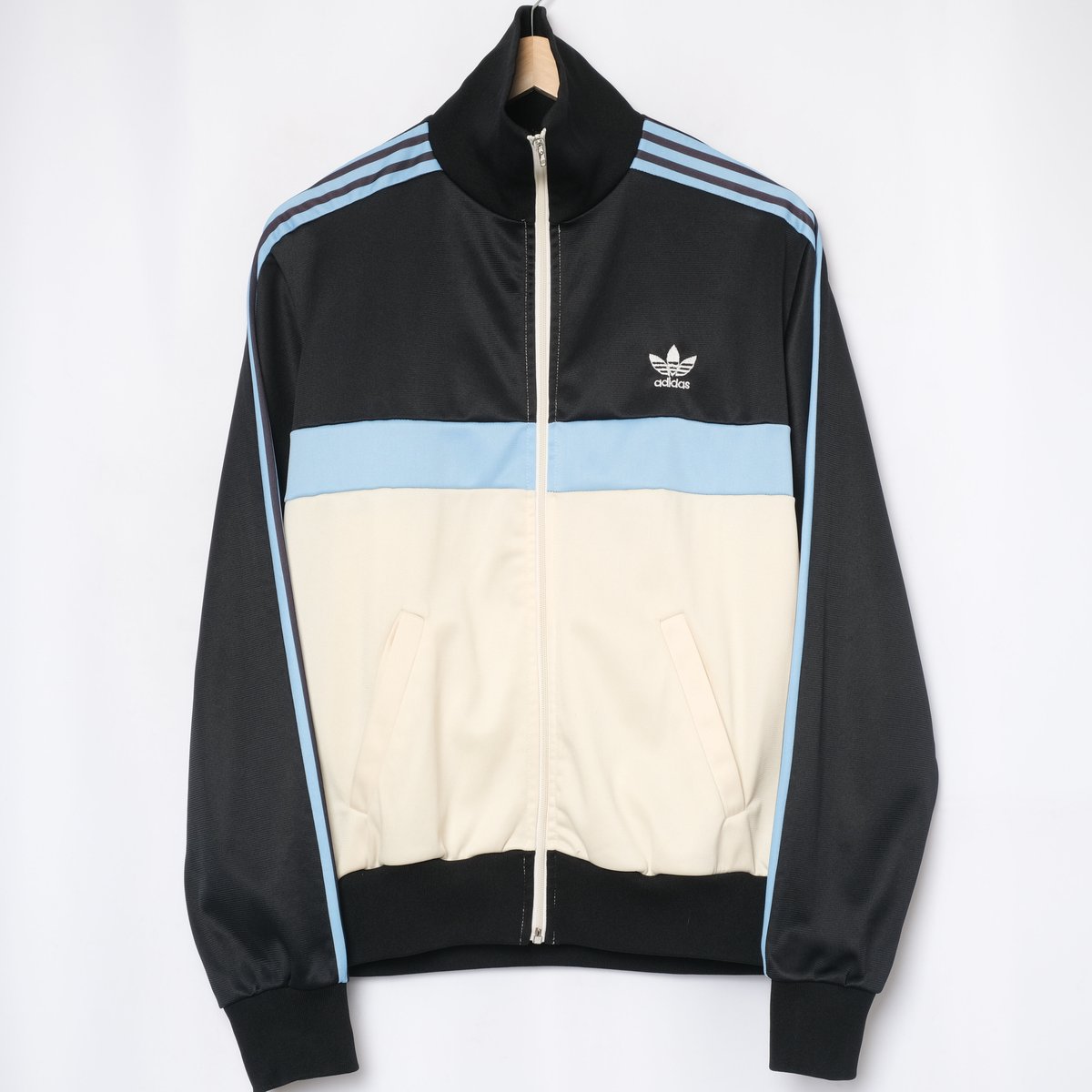 70-80s Vintage adidas VENTEX Track Jacket Ivory