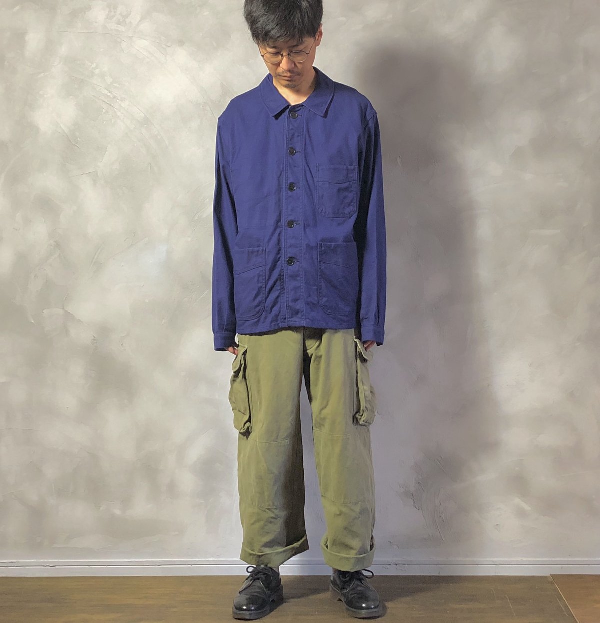 40-50s Adolphe Lafont Cotton Twill Jacket Dead