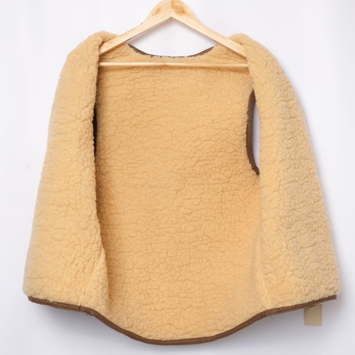 40s-50s France Vintage Mouton Gilet Dead Stock