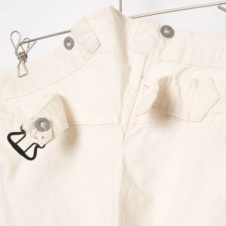 -30s French Army  Cotton Bourgeron Trousers Metal Button
