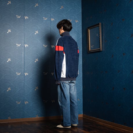 80s Vintage adidas Ventex Track Jacket Model Challenger Navy × White × Red (Made in France) 192