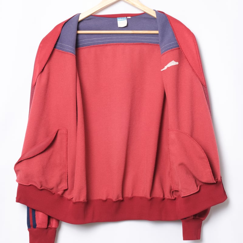 70-80s Vintage adidas Track Jacket Bordeaux × N 70-80s Vintage adidas Track Jacket Bordeaux × N