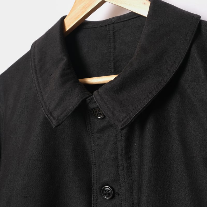 Special 30s 40s ブラックモールスキンコート 30-40s Le Mont St Michel Black Moleskin Jacket