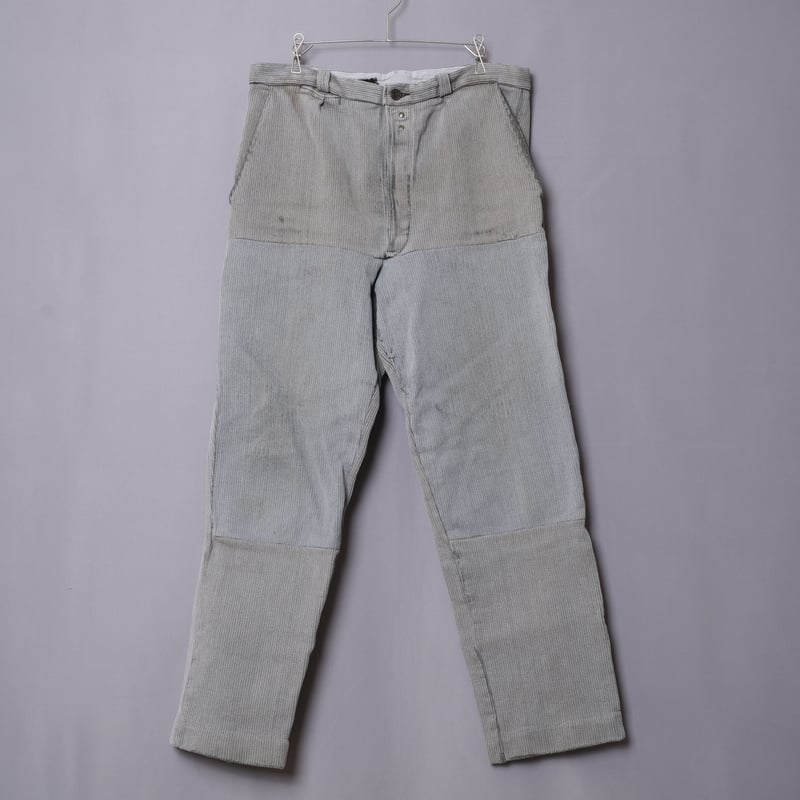 40-50s D.C.M. Vintage Cotton Pique Trousers Use