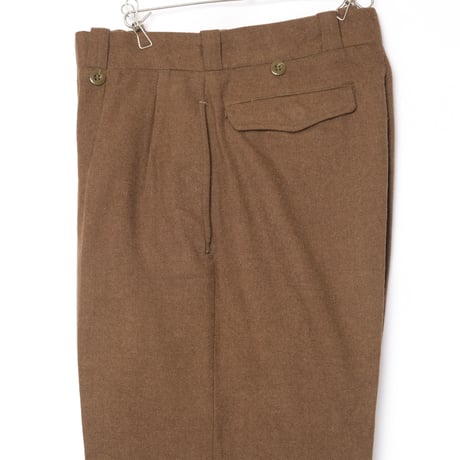 50s French Army Wool Trousers Size 22 -1