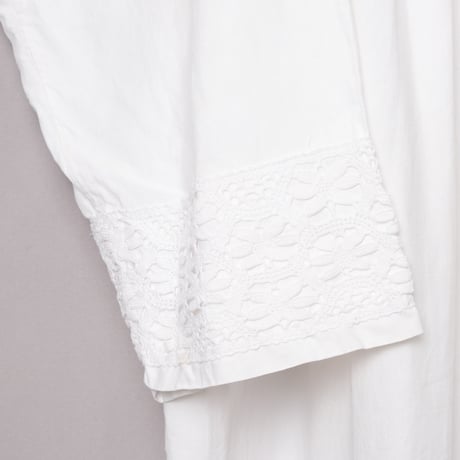 Early 1900s France  Antique Linen Church Smock