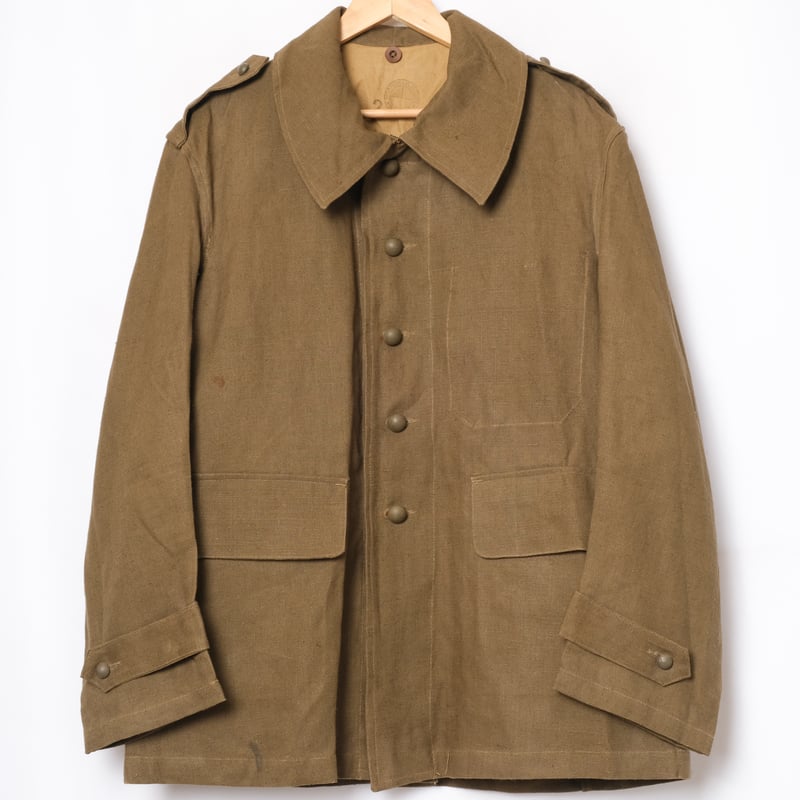 French Army M35 Short Linen Jacket Dead Stock |