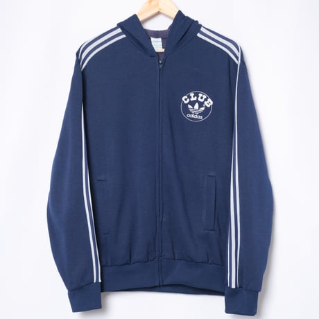 70s-80s Vintage Ventex CLUB adidas Hoodie (Made in France)