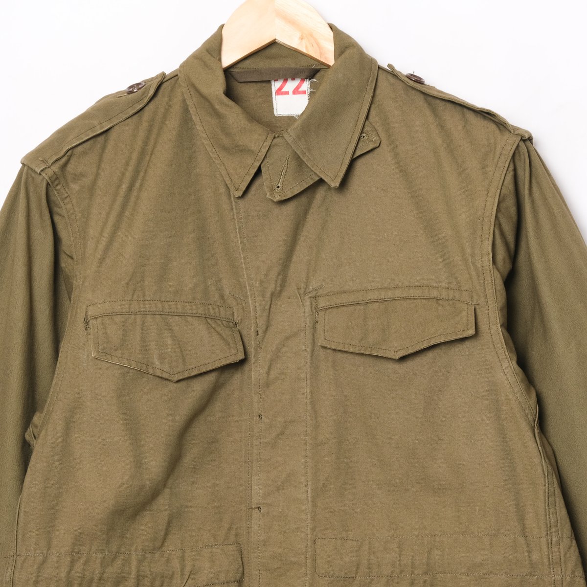 French Army M47 Jacket Late Canvas Size22 Dead 