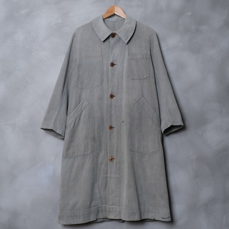 30-40s French Vintage Black Chambray Atelier Co