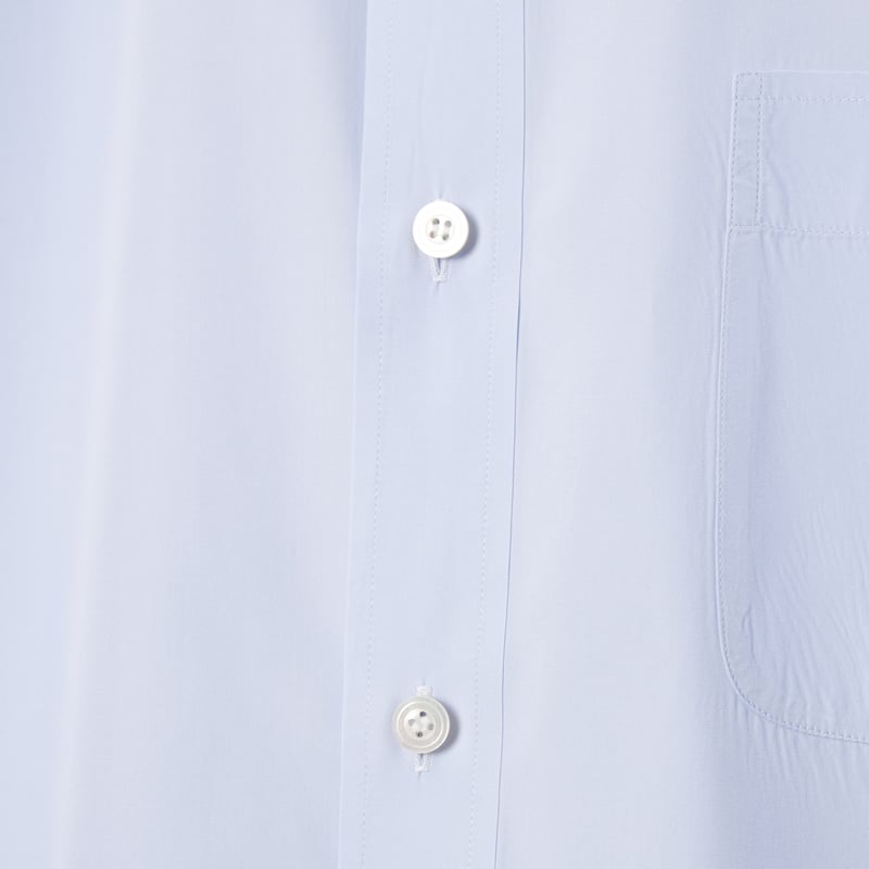 00s- Charvet Cotton shirt Blue（Made in France）