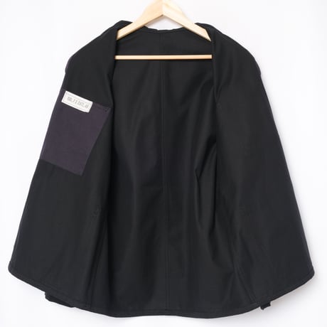 60s France Vintage ZVTT Black HBT Work Jacket Dead Stock