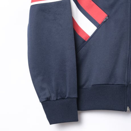 70-80s Vintage adidas Track Jacket Navy × Red (Made in France)