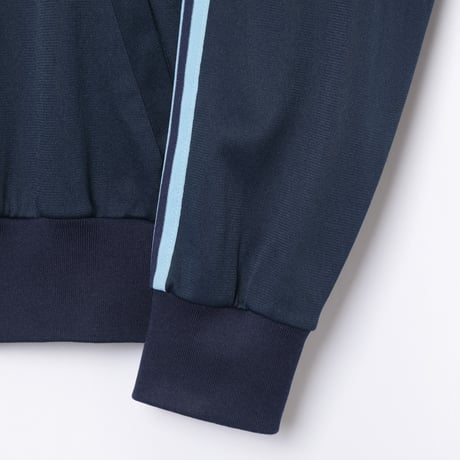 70-80s Vintage adidas Ventex Track Jacket Model First Navy × Light Blue (Made in France)