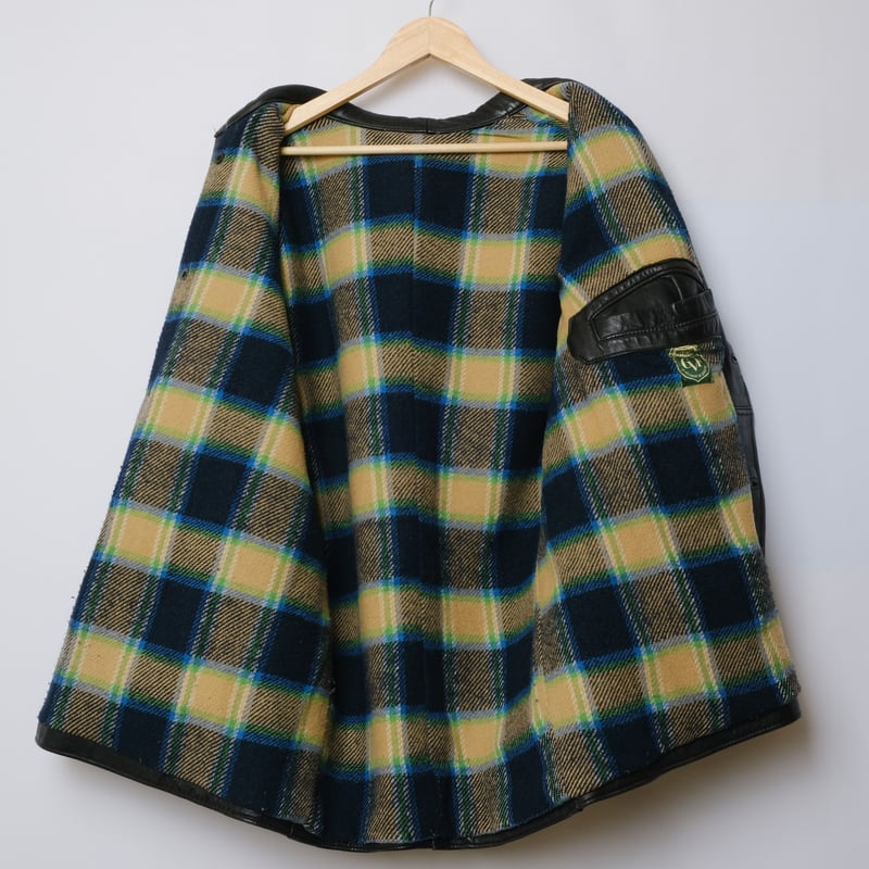 80s French Vintage GVF Leather Jacket (Corbusie