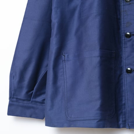 40-50s  Blue Moleskin Jacket Dead Stock