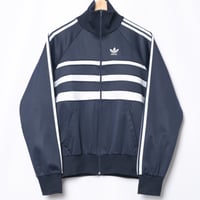 70-80s Vintage adidas Ventex Track Jacket Model First Navy × White (Made in France)
