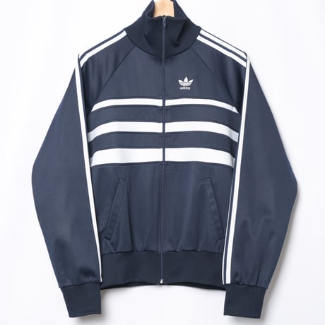70-80s Vintage adidas Ventex Track Jacket Model First Navy × White (Made in France)