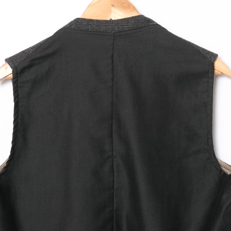 40-50s France Vintage Wool Work Gilet Dead Stoc