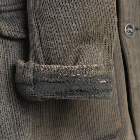 30-40s France Vintage EGAN Cotton Pique Hunting Jacket