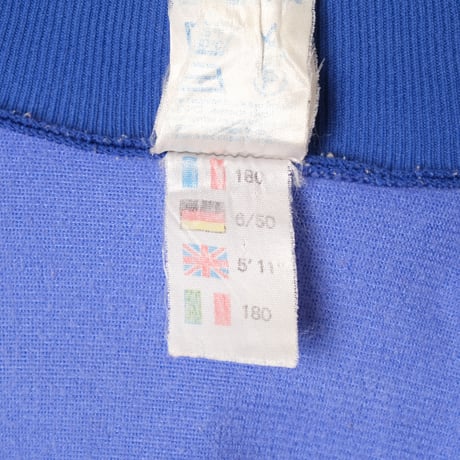 70-80s Vintage adidas Track Jacket Model First Blue × White (Made in England)