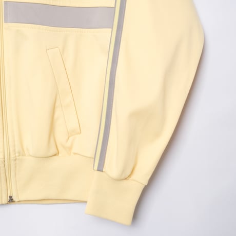 70-80s Vintage adidas Track Jacket Model First Custard × Gray (Made in England)