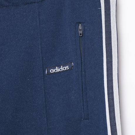 70s Vintage adidas Ventex Track Trousers Navy (Made in France)