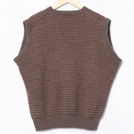 70s JOHN SMEDLEY Wool Knit Vest（Made in England)