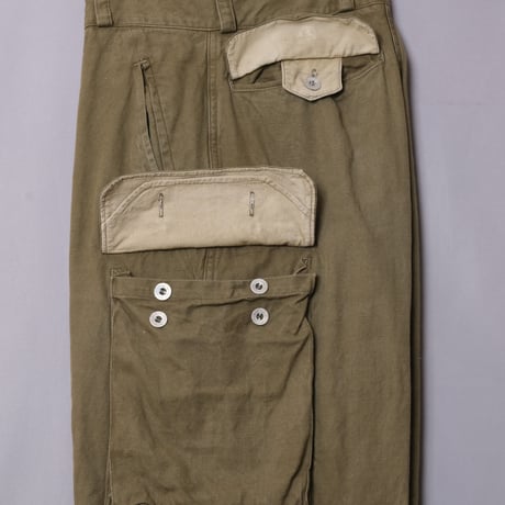 French Army M47 Trousers Early Metal Button Size 31 Used