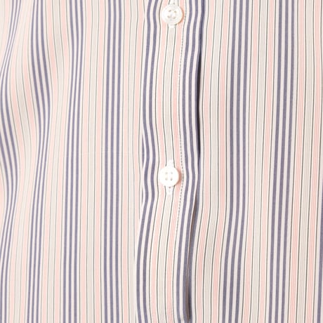 70s Turnbull&Asser Striped Silk Shirt（Made in England）