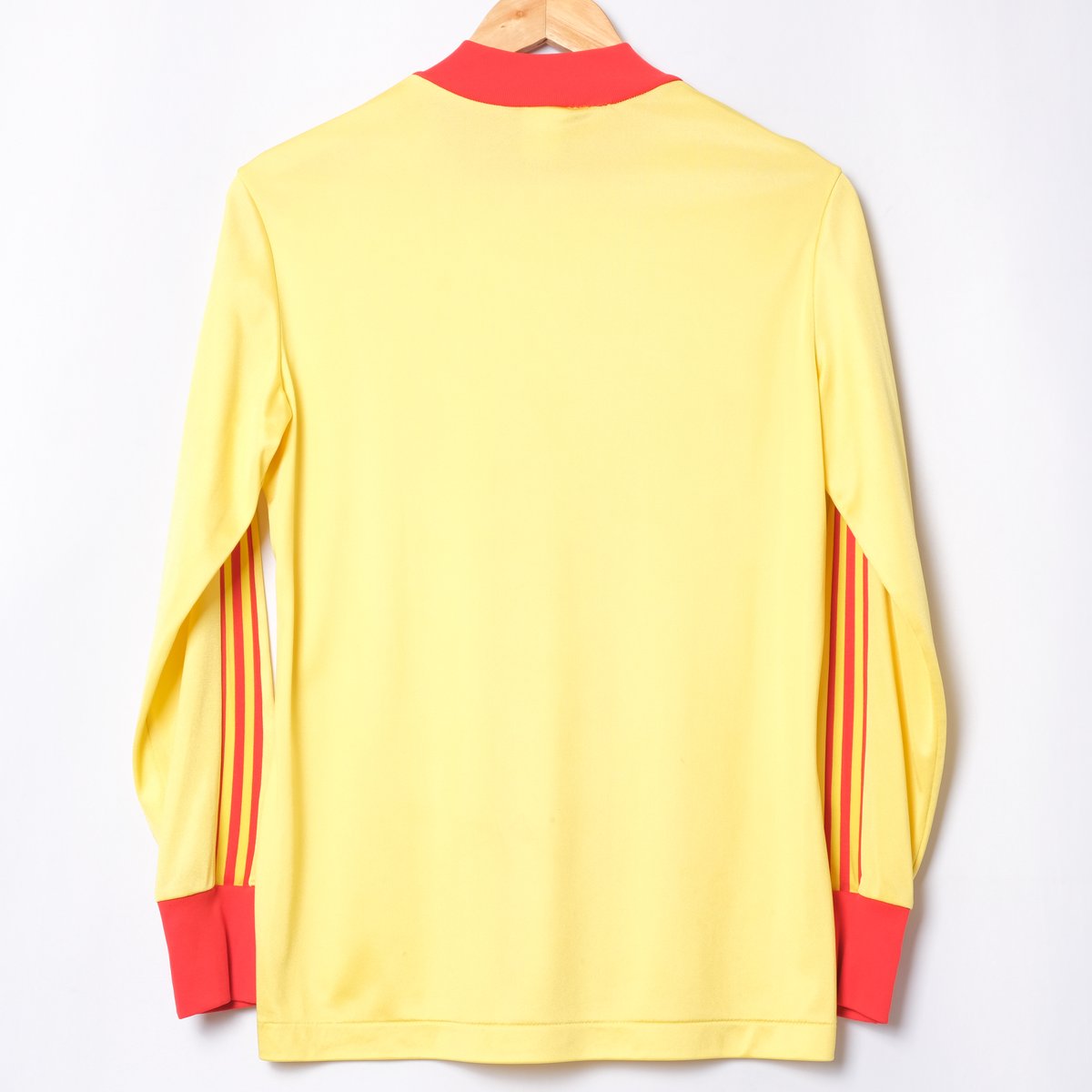 70s アディダス VENTEX フランス製長袖ゲームシャツ 70-80s Vintage adidas Ventex Game Shirt Yellow