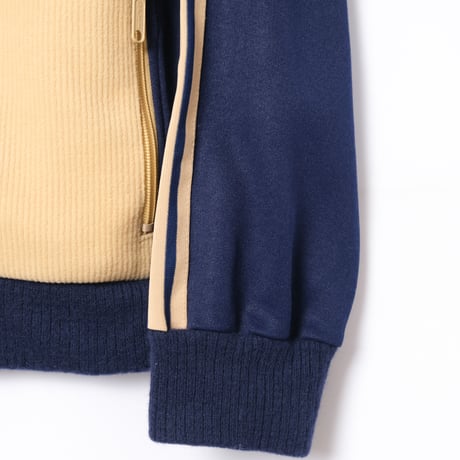 70-80s Vintage adidas Track Jacket Beige × Navy  (Made in West Germany)