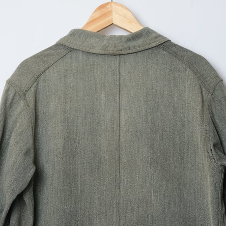 30-40s Le travailleur Black Chambray Atelier Coat