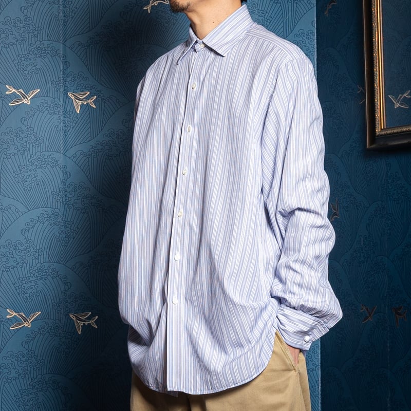 90s Turnbull&Asser Sea Island Cotton Striped sh