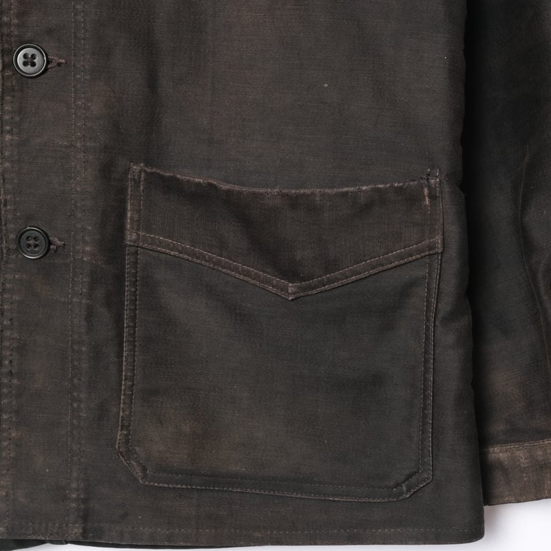 40s France Vintage Le Mont Saint Michel Black M
