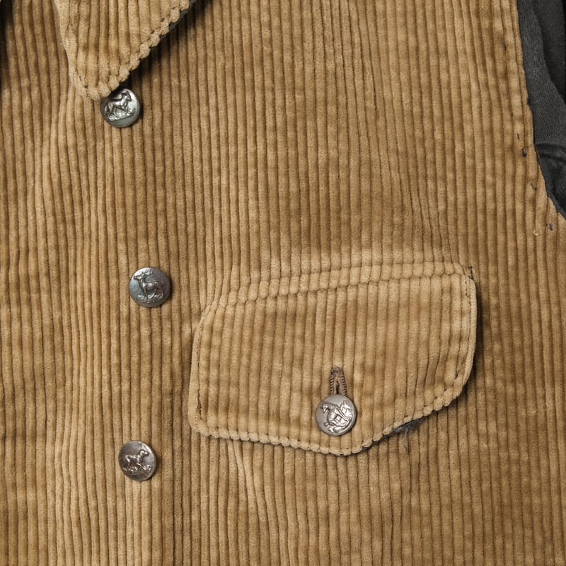 30ss France Vintage Corduroy×Black Moleskin Dou 30ss France Vintage Corduroy×Black Moleskin Dou