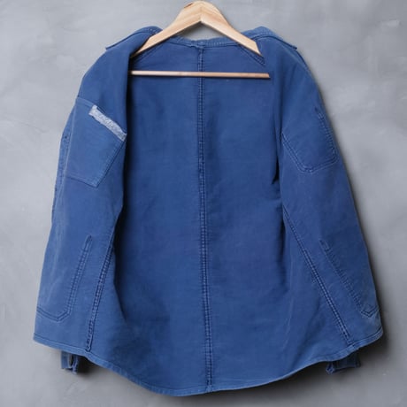 40-50s Le François Blue Moleskin Jacket 2