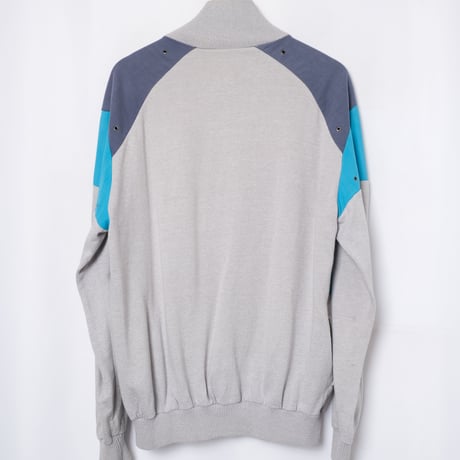 70-80s Vintage adidas Sweat Light Grey× LightBlue