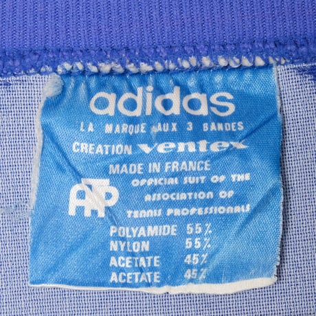 70-80s Vintage adidas VENTEX  ATP Blue Track Jacket(Made in France)