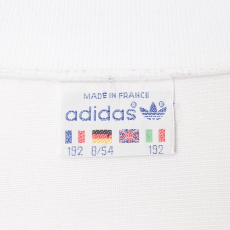 80s Vintage adidas Track Jacket White × Pink (Made in France)
