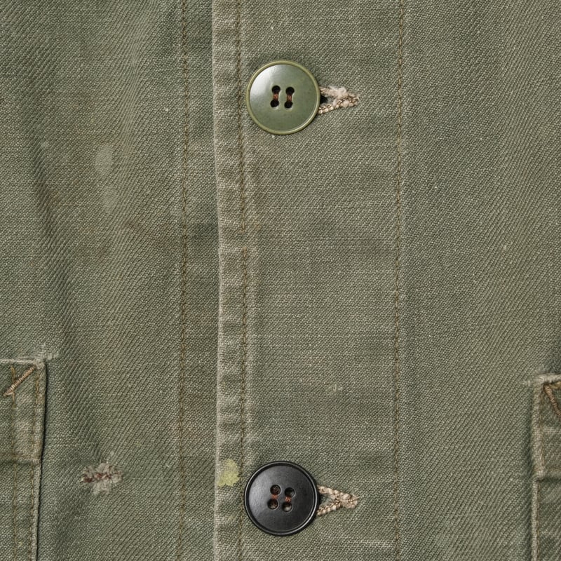 50s French Army Olive Green Work Jacket 2 | Ugl