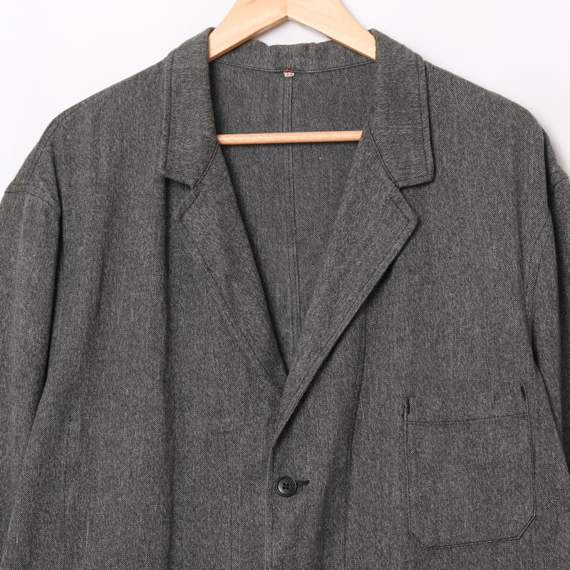 40-50s France Vintage VETRA Black Chambray Work 40-50s France Vintage VETRA Black Chambray Work