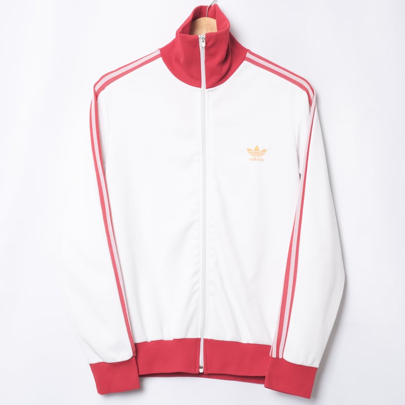 70s Vintage adidas Ventex Track Jacket White ×