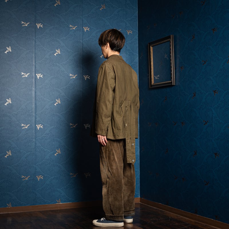M38 Bourgeron Jacket（ボージョン　ジャケット） French Army M38 Bourgeron Jacket Metal Button |
