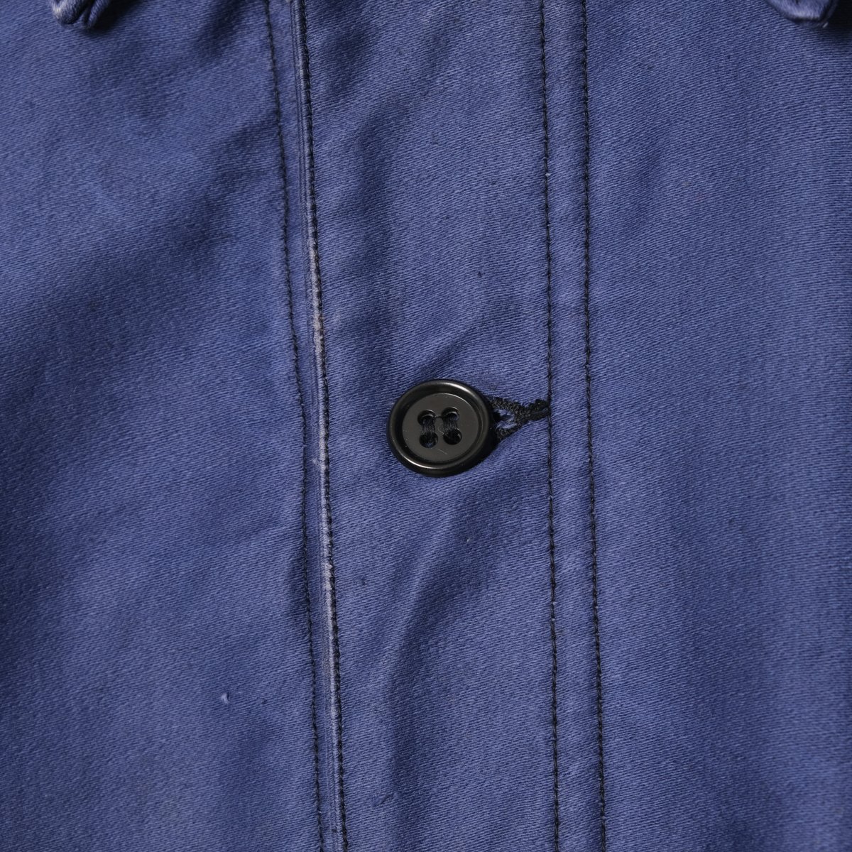40's 〜50's Euro vintage モールスキン 4ポケット L程 40-50s France Vintage L'ideal Blue Moleskin Wor