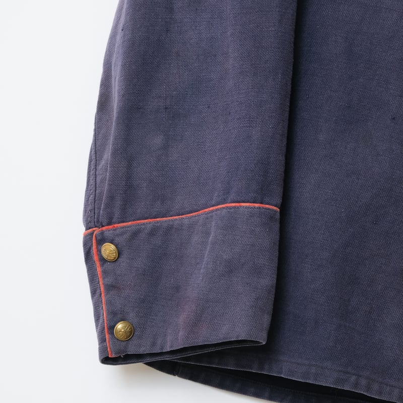 1930年代頃のスイスのファイヤーマンジャケット 1930s Swiss Vintage Fireman Jacket Black | U